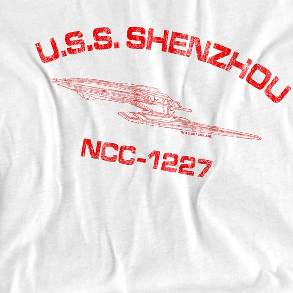 Star Trek Unisex Adult Shenzhou Athletic T-Shirt
