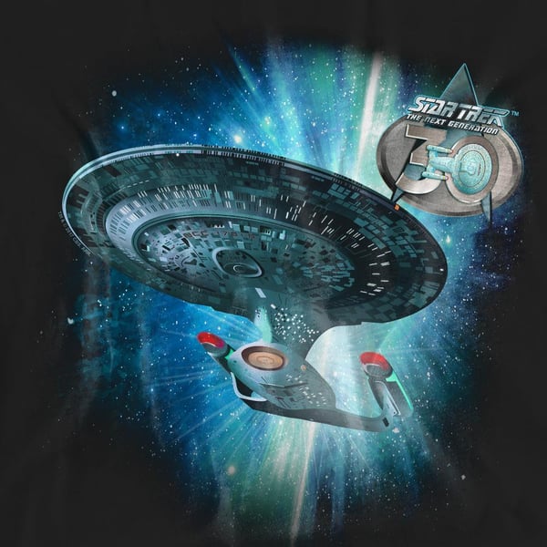 Star Trek Unisex Adult Ship 30 T-Shirt
