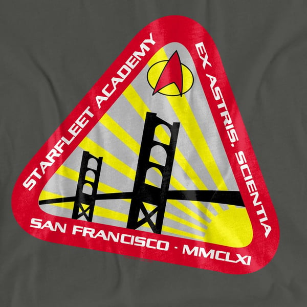 Star Trek Unisex Adult Starfleet Academy T-Shirt