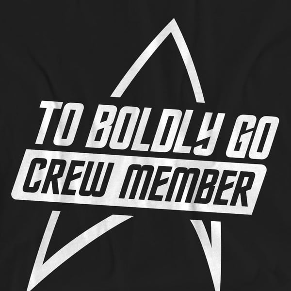Star Trek Unisex Adult The Next Generation Crew Member T-Shirt