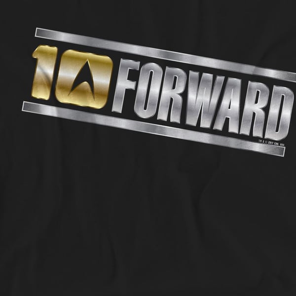 Star Trek Unisex Adult Ten Forward T-Shirt