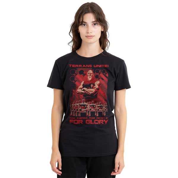 Star Trek Unisex Adult Terrans Unite T-Shirt