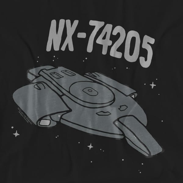 Star Trek Unisex Adult The Defiant T-Shirt