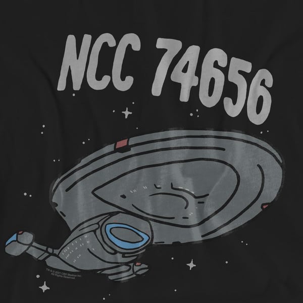 Star Trek Unisex Adult The Intrepid Class T-Shirt