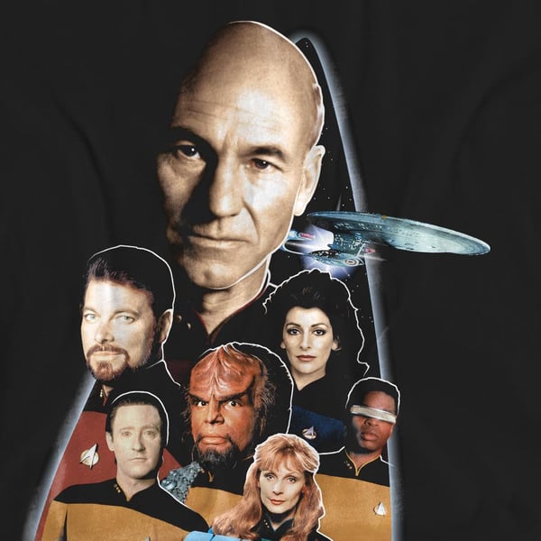 Star Trek Unisex Adult The Next Generation T-Shirt