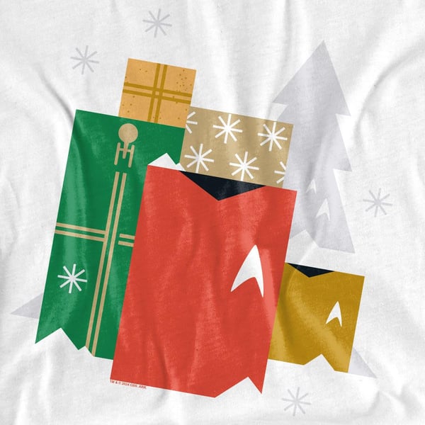 Star Trek: The Original Series Unisex Adult Present Christmas T-Shirt