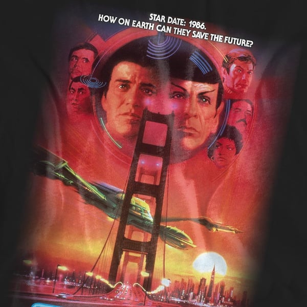 Star Trek Unisex Adult The Voyage Home T-Shirt