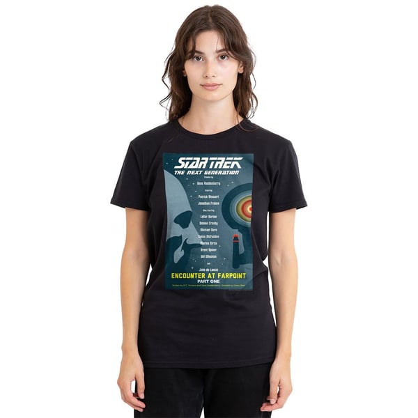Star Trek Unisex Adult The Next Generation Season 1 Episode 1 T-Shirt