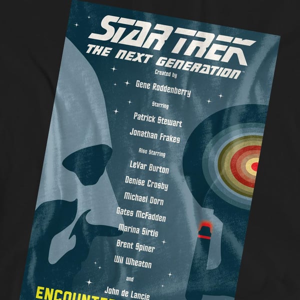 Star Trek Unisex Adult The Next Generation Season 1 Episode 1 T-Shirt