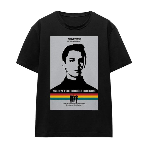 Star Trek Unisex Aikuisten The Next Generation Kausi 1 Jakso 17 T-paita Star Trek Unisex Aikuisten The Next Generation Kausi 1 Jakso 17 T-paita
