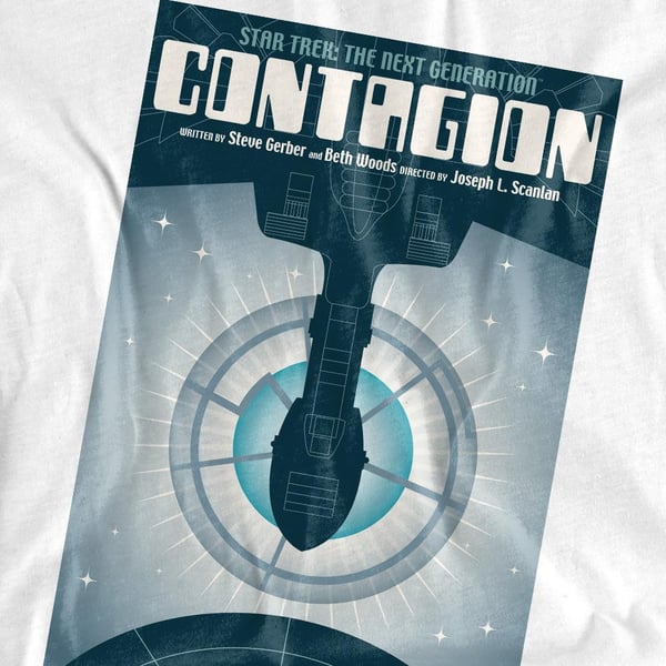 Star Trek Unisex Adult The Next Generation Season 2 Episode 11 T-Shirt