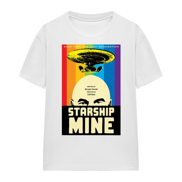 Star Trek Unisex Aikuisten The Next Generation Kausi 6 Jakso 18 T-paita
