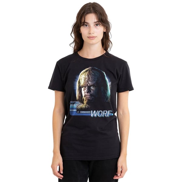 Star Trek Unisex Adult The Next Generation Worf T-Shirt