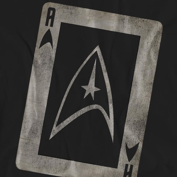 Star Trek Unisex Adult The Original Series Ace T-Shirt