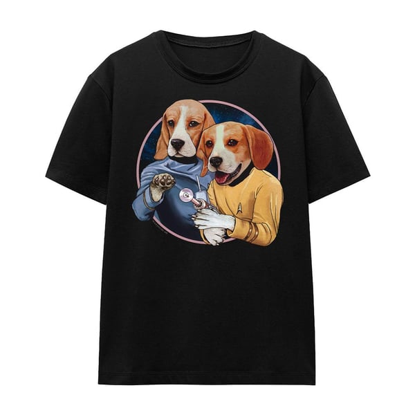 Star Trek Unisex Adult Dogs T-Shirt