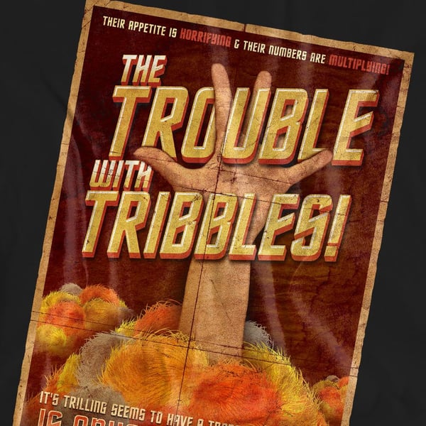 Star Trek Unisex Adult Tribbles: The Movie T-Shirt