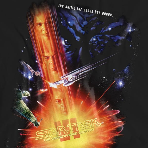 Star Trek Unisex Adult Undiscovered Country T-Shirt