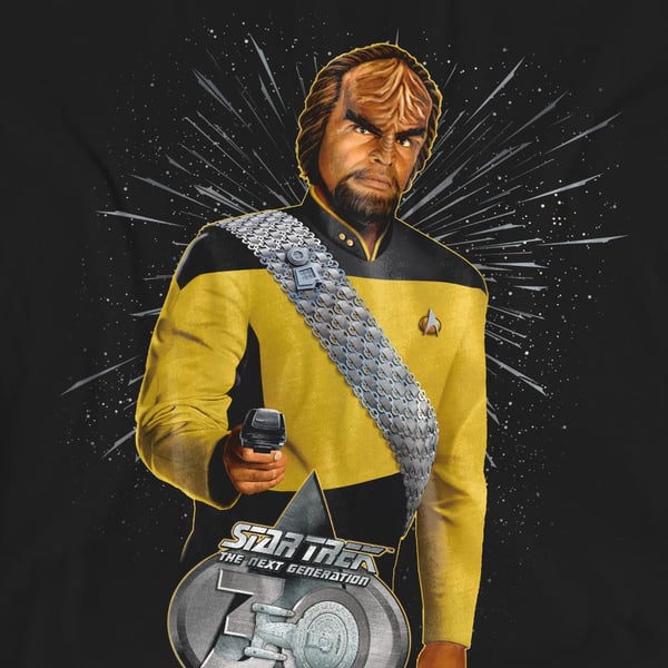 Star Trek Unisex Adult 30 Worf T-Shirt