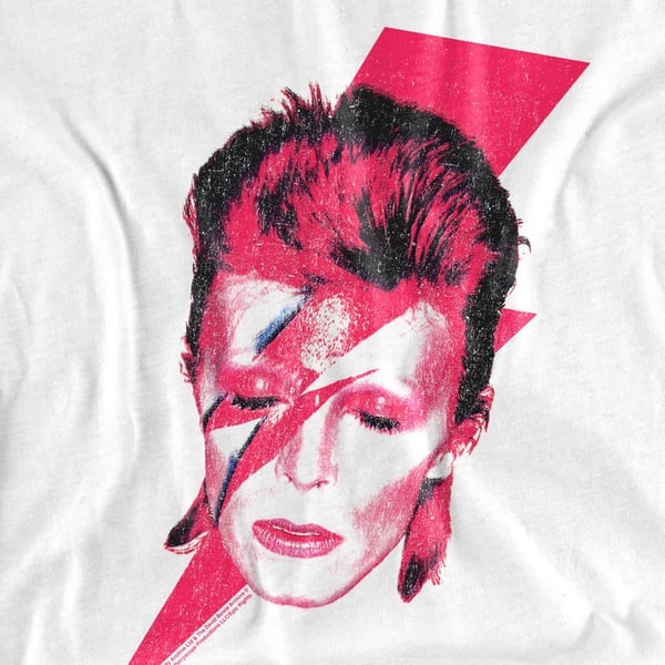 David Bowie Unisex T-shirt til voksne Aladdin Sane