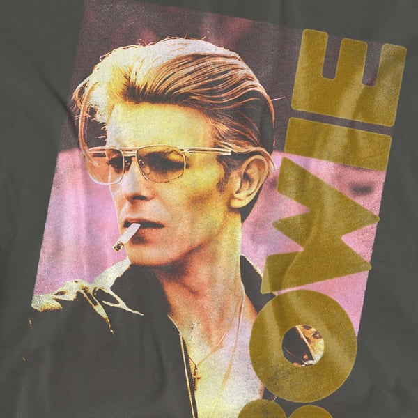 David Bowie Unisex aikuisten Smokin T-paita