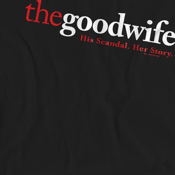 The Good Wife Unisex Adult Logo T-Shirt
