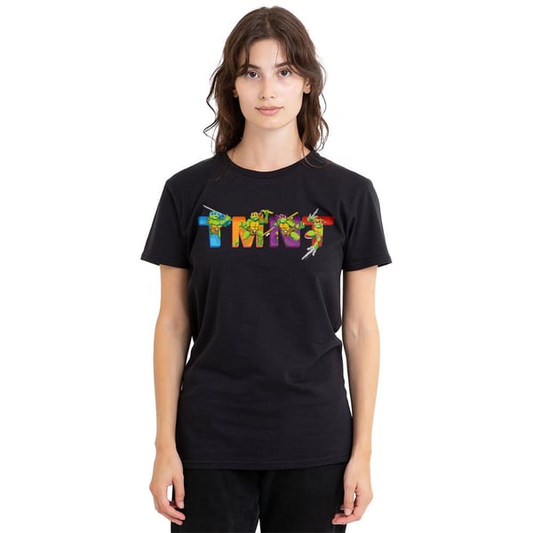 Teenage Mutant Ninja Turtles Unisex Adult Arcade Main Screen T-Shirt