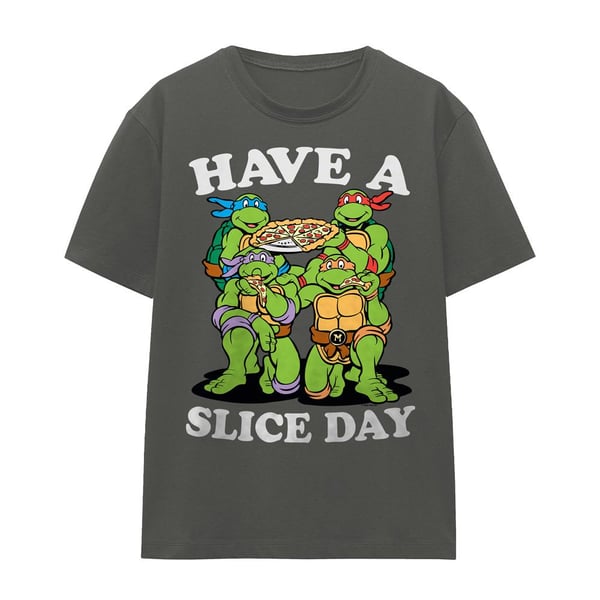 Teenage Mutant Ninja Turtles Unisex Adult Have A Slice Day T-Shirt