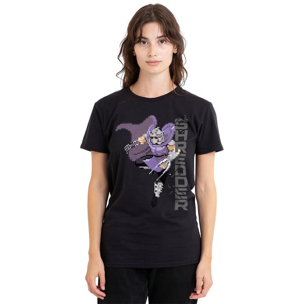 Teenage Mutant Ninja Turtles Unisex Adult Arcade Shredder Retro T-Shirt