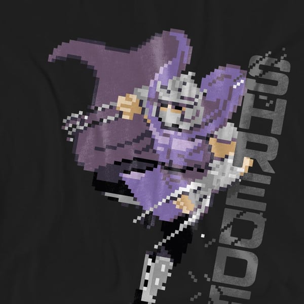 Teenage Mutant Ninja Turtles Unisex Adult Arcade Shredder Retro T-Shirt