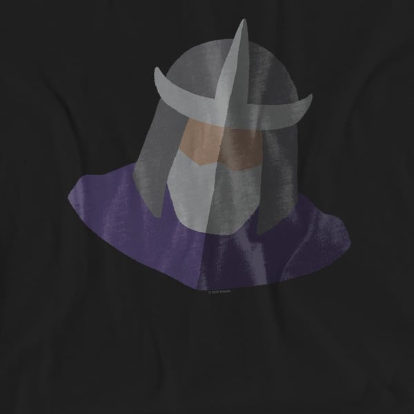 Teenage Mutant Ninja Turtles Unisex Adult Shredder Face T-Shirt
