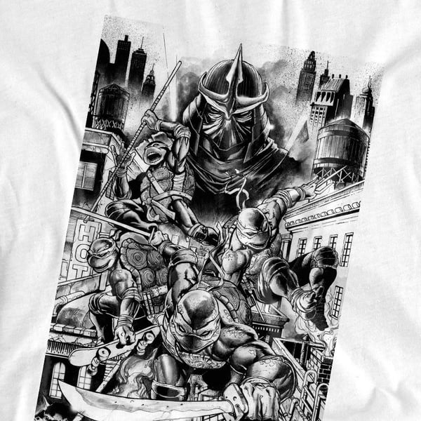 Teenage Mutant Ninja Turtles Unisex Adult Take Down Shredder T-Shirt