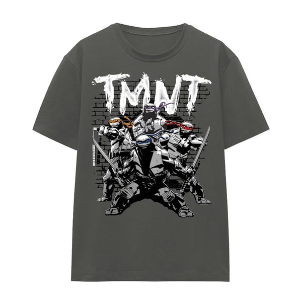 Teenage Mutant Ninja Turtles Unisex Adult TMNT Team T-Shirt