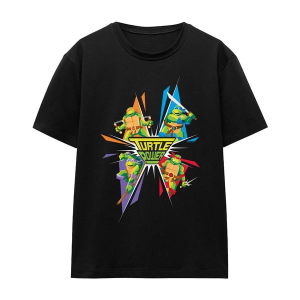 Teenage Mutant Ninja Turtles Unisex Adult Turtle Power T-Shirt