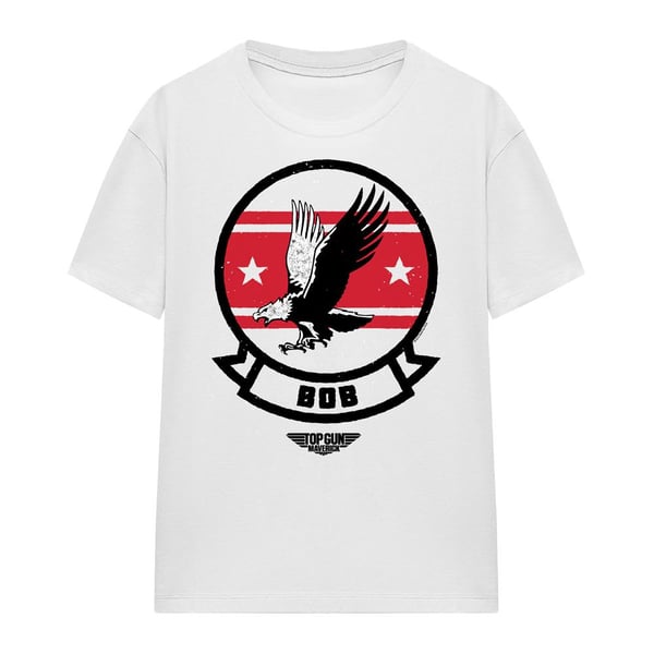 Top Gun Unisex Adult Bob Logo T-Shirt