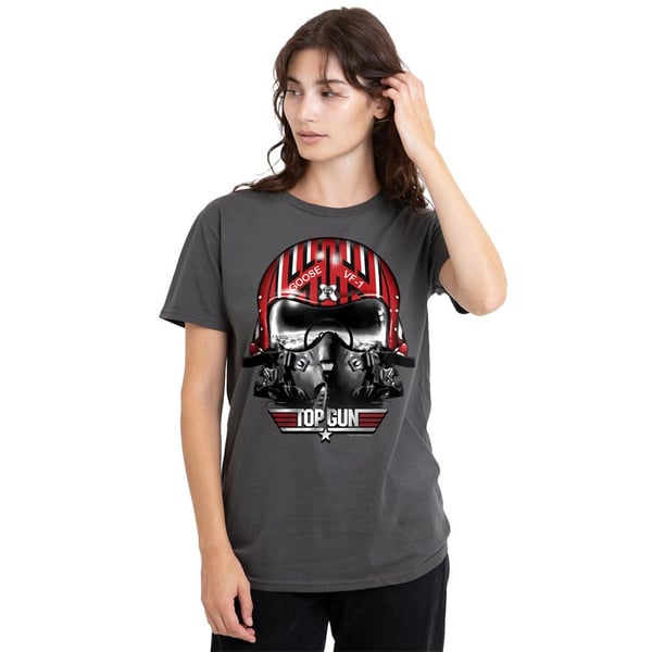 Top Gun Unisex Adult Goose Helmet T-Shirt