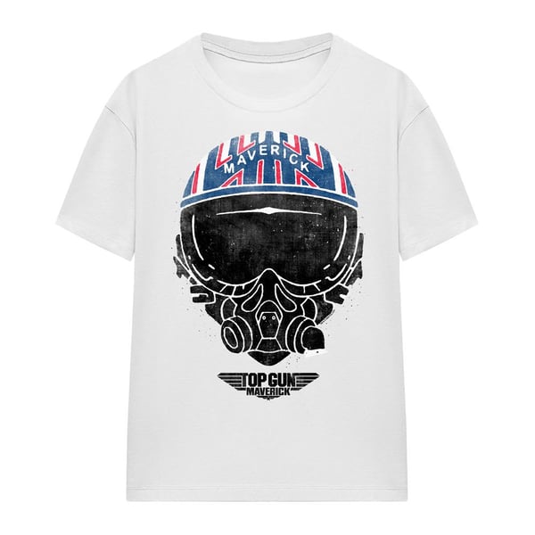 Top Gun Unisex Adult Maverick Helmet T-Shirt