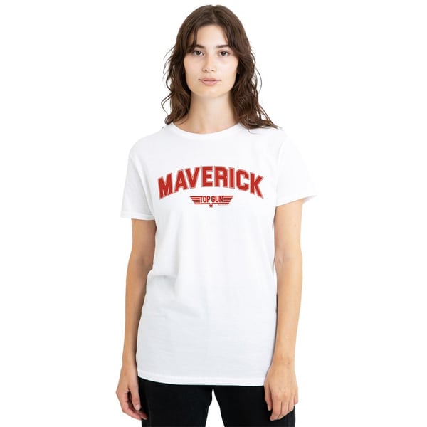 Top Gun Unisex Adult Maverick Varsity T-Shirt