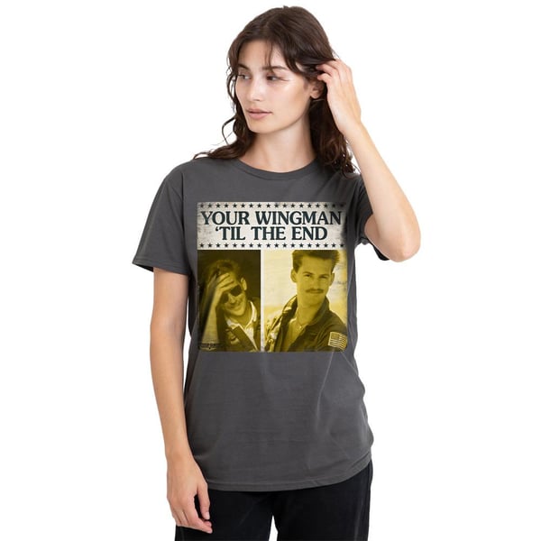 Top Gun Unisex Adult Til The End T-Shirt