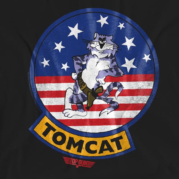 Top Gun Unisex Adult Tomcat Sigil T-Shirt