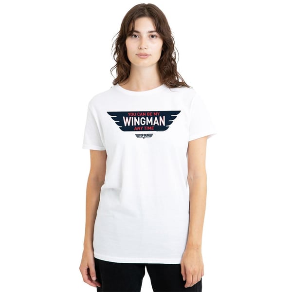 Top Gun Unisex Adult Wingman Anytime T-Shirt