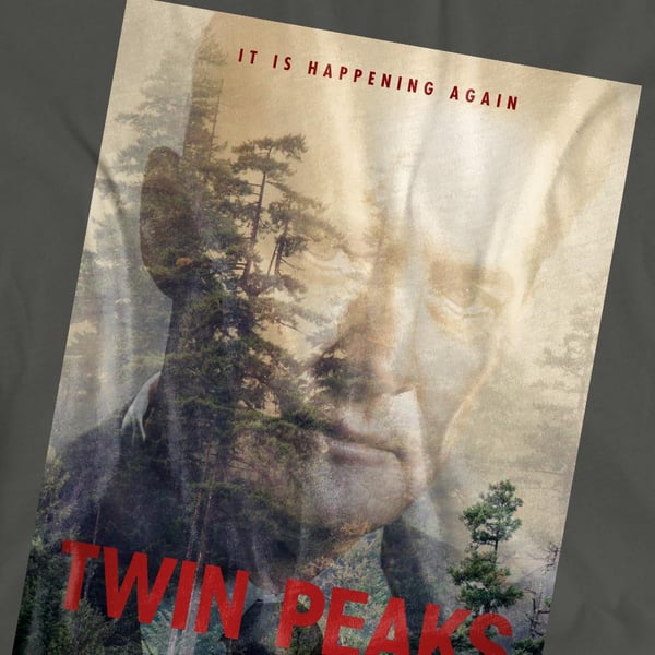Twin Peaks Unisex Adult Dale Cooper Poster T-Shirt