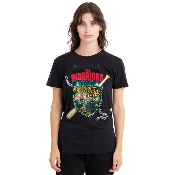 The Warriors Unisex Adult Shield T-Shirt