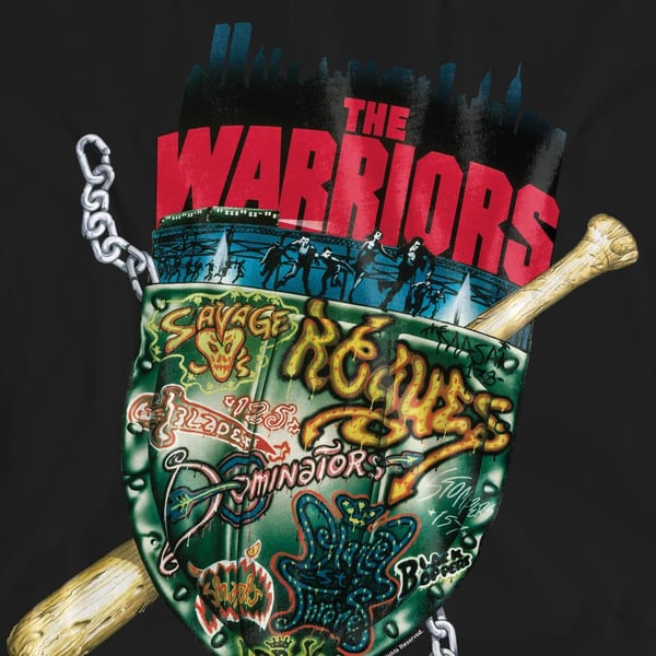 The Warriors Unisex Adult Shield T-Shirt