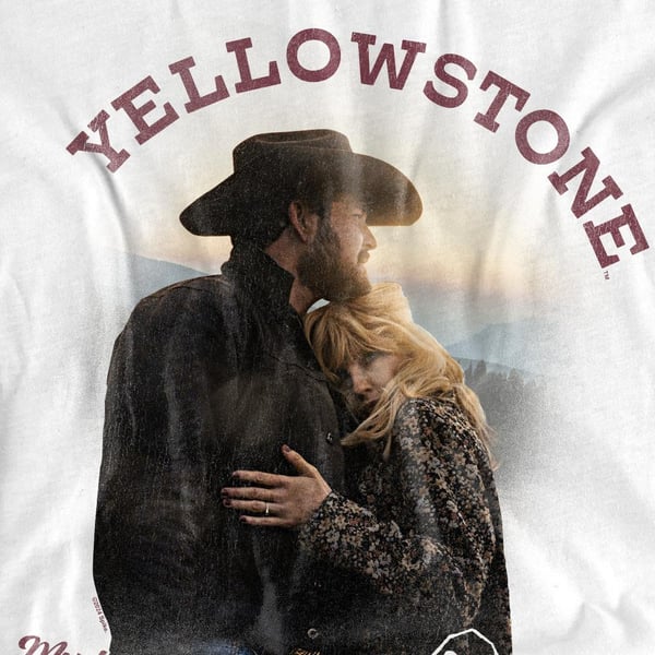 Yellowstone Unisex Aikuisten Tomorrows Rip & Beth T-paita