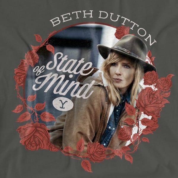 Yellowstone Unisex Adult State Beth Dutton T-Shirt