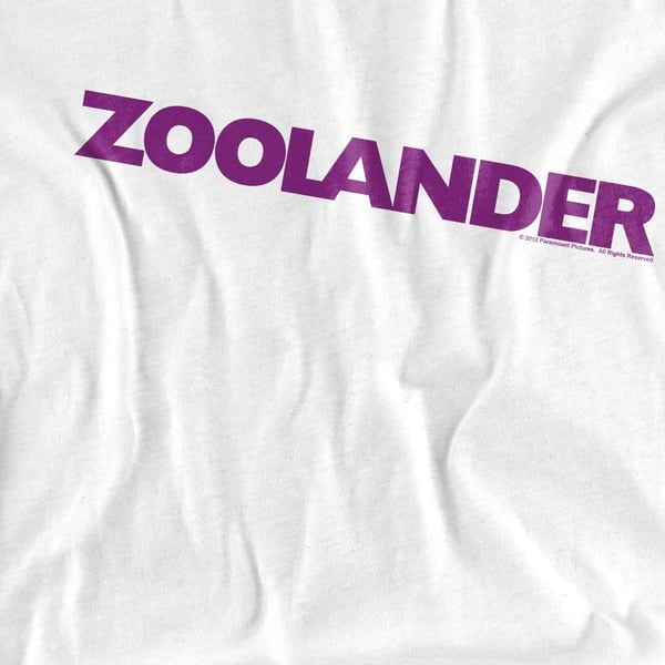 Zoolander Unisex Adult Logo T-Shirt