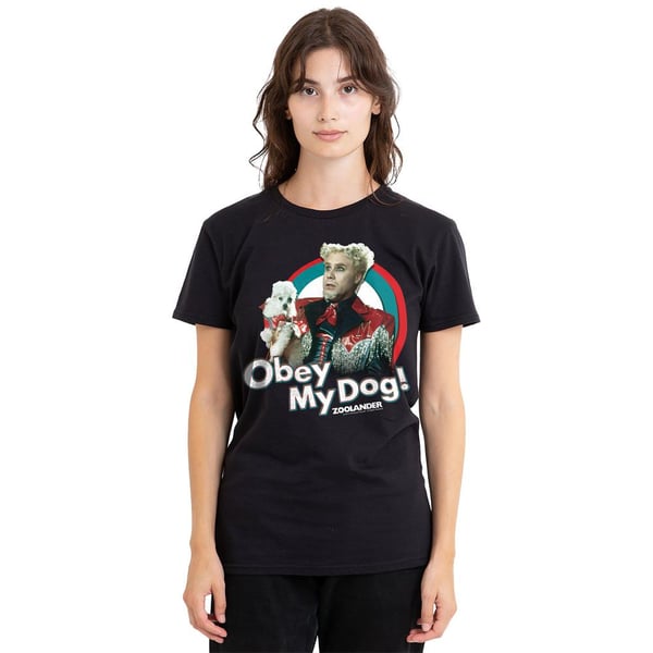 Zoolander Unisex Adult Obey My Dog T-Shirt