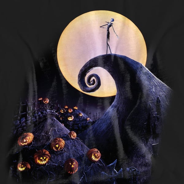 The Nightmare Before Christmas Unisex Adult Poster T-Shirt