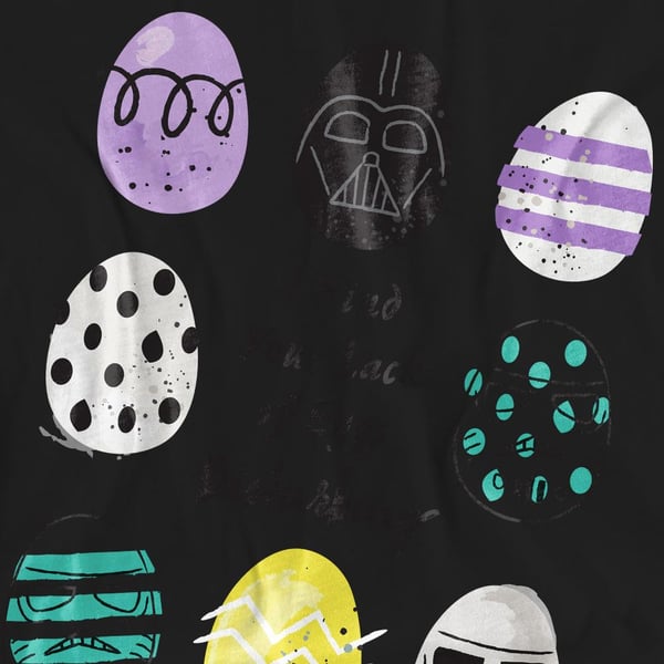 Star Wars Unisex Adult Your Lack Of Easter Eggs Disturbing Darth Vader T-Shirt