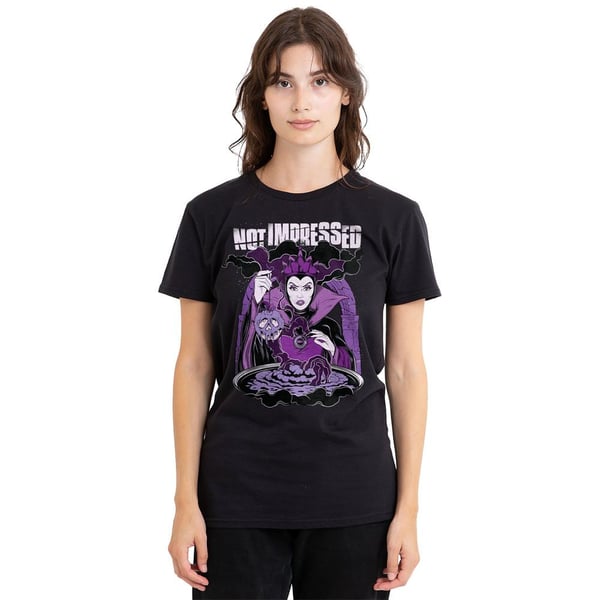Disney Villains Unisex Adult Not Impressed Evil Queen T-Shirt